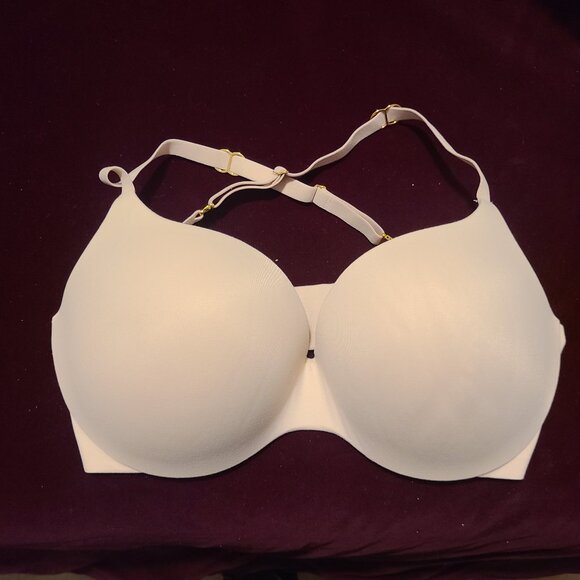 VICTORIA'S SECRET INCREDIBLE PERFECT SHAPE PUSH UP BRA size 34DDD Light Beige - Picture 1 of 5
